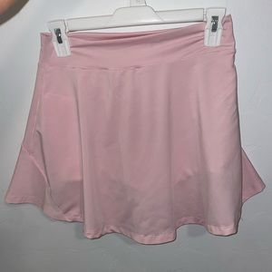 Pink tennis skirt